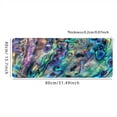 thumbnail image 2 of 1pc Haliotis Shell Original Nature Series Mouse Pad, Large Gaming Keyboard Pad,Big Desk Pad With Thick Stitched Edges Suit For Home Office Or Gaming, 2 of 8