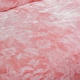 thumbnail image 5 of Heavy Thick Fleece Blanket King Size, 10.5lbs,2 Ply A & B Pattern Silky Soft Warm Reversible Raschel Winter Blanket, Minky Soft Plush Blanket for Sofa Bed, 87"x94", Pink Floral, 5 of 10