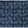 thumbnail image 4 of oneOone Organic Cotton Poplin Twill Fabric Fish Block Print Fabric BTY 42 Inch Wide, 4 of 4