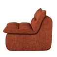 thumbnail image 5 of Floor Sofa, Modern Armless Floor Lounge Chair, Comfy Accent Bean Bag Couch, Single Corner Chair Sofa for Living Room Bedroom Salon Office (Orange), 5 of 6