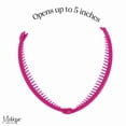 thumbnail image 4 of Set of 3 Banana Clips Hair Combs Standard Clinchers (Motique Accessories) (Black White Pink), 4 of 4