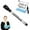 Black, variant on Denhf 1Pc Magnetic Fine Tip Dry Erase Markers, Low Odor Whiteboard Markers with Eraser, Thin Dry Erase Markers, Calendar Dry Erase, Home Office Supplies, Black