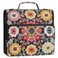 thumbnail image 5 of FORMRS Zipper Binder with Shoulder Strap 2-inch Ring 500 Sheet Capacity File Bag, Colorful Floral Pattern, 5 of 5