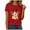 R377-Red, variant on NOLDARES Halloween Shirts for Women Magical Halloween Shirt Cute Ghost Graphic Tees Spooky Season Casual Short Sleeve Fall Tops(Red,L)
