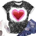 thumbnail image 4 of ChaoHeng Blouses for Women $5 Women Plus Size Summer Tops Women's Round Neck Print Casual Print Short Sleeved Top Short Sleeved Round Neck Top/shirt, 4 of 7