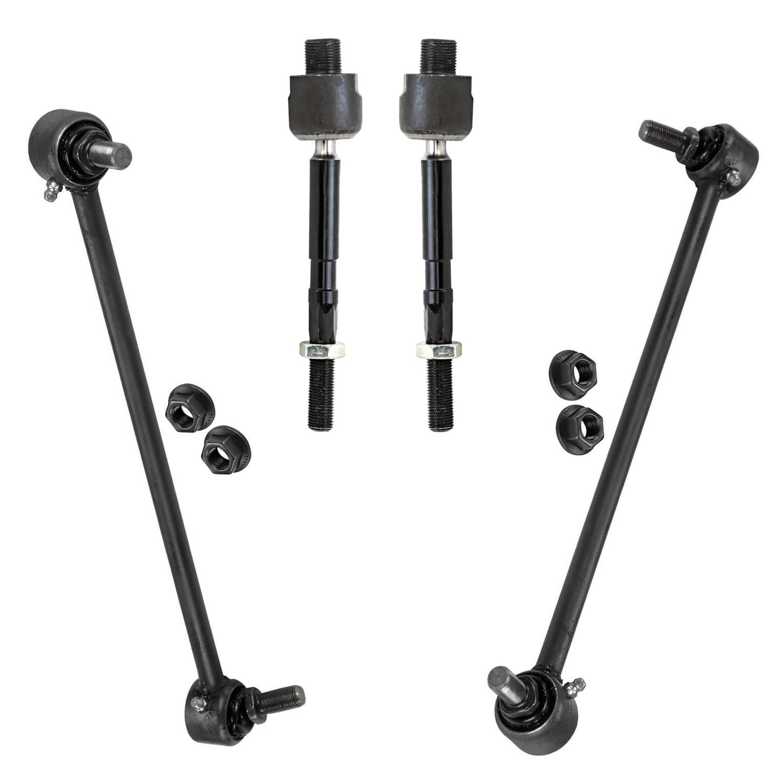 Detroit Axle - 10pc Front End Control Arms Kit for 2013-2017 Honda Accord 2015-2017 Acura TLX, 2 Lower Control Arms 4 Tie Rod Ends 2 Sway Bars 2  Lower Ball Joints 2016