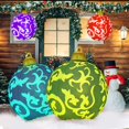 thumbnail image 5 of RV Bola de Navidad inflable luminosa de PVC con soporte de peso grande firmemente en el patio, bola grande decorada al aire libre de 24 pulgadas con luz recargable y control remoto para decoraciones d, 5 of 5