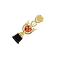 thumbnail image 4 of QualitChoice Trophée de Récompense Coupe Prix Gagnants pour Fêtes Célébrations Concours Bleu École 38,5 cm Discours Rouge 34,5 cm, 4 of 6