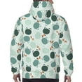 thumbnail image 7 of Lsque Frog And Dragonflies Pattern Casual Men's Hoodie,Hooded Sweatshirt with Kangaroo Pocket,Pullover Hoodie-X-Large, 7 of 7