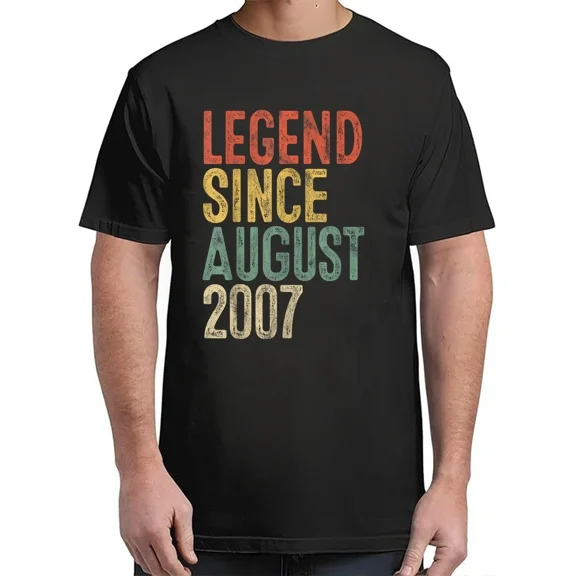 18th Birthday Gifts for 18 Year Old T-Shirt Hot Unisex S-4XL