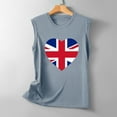 thumbnail image 4 of Ladies Summer Printed Sleeveless Round Neck Tank Top Round Neck Tank Top, 4 of 5