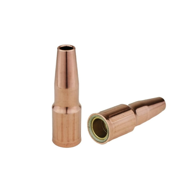 MIG Nozzles - Replacement for Lincoln/Magnum 200 to 400 and Tweco #2 to #4 Guns - Size: 3/8" (Flush Tip) - Model: 23-37-F - (2 PACK)