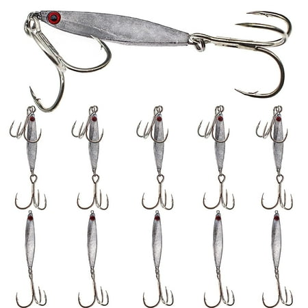 Holzlrgus Fishing Jigs Lures Vertical Jigging Spoon Saltwater with Assist Hook Speed Jigging Slow Jigging Pitching Lures for Tuna Grouper Dogtooth Snapper Bass Salmon