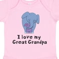 thumbnail image 4 of Inktastic I Love My Great Grandpa Elephant Boys or Girls Baby Bodysuit, 4 of 5