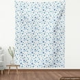 thumbnail image 4 of Ambesonne Butterfly Fabric by the Yard Upholstery, Rainforest Wilderness, 1 Yard, Blue White Black, 4 of 5