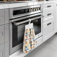 thumbnail image 4 of ZIATUBLE Flower Mushroom Hanging Hand Towels Absorbent Dish Towels for Kitchen Drying Easy to Clean Dish Towel Hand Towels Lightweight Kitchen Hand Towels Decorative Tea Towels, 4 of 7