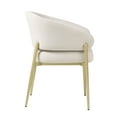 thumbnail image 4 of Noble House 4-Piece Modern Dining Chairs,Fabric Upholstered,Beige, 4 of 7
