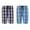 Red/Blue Plaid, variant on Hanes  Woven Tagless Plaid Shorts (Pack of 2) (Men Big & Tall)
