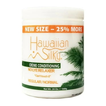 Hawaiian Silky Cream Conditioning No Lye Relaxer, Regular, 20 Oz..