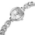 thumbnail image 4 of Ensemble 2 Pcs Montre de Luxe Mode Bande en Acier Bracelet en Diamant Alliage Quartz Femmes, 4 of 5