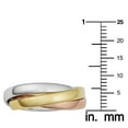 thumbnail image 3 of KoolJewelry 14k Tricolor Gold High Polish Rolling Ring, 3 of 4