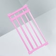 thumbnail image 3 of Retractable Rack Shelf 38-55cm No Need to Drill Storage Rack Shelf for Cupboard Wardrobe(Pink), 3 of 9