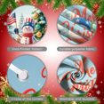 thumbnail image 4 of Decorative Design Merry Christmas Banner Festive Decoration Snowman Scene Christmas Tree Snowflakes for Holiday Party Indoor Celebration Winter Decor, 4 of 9