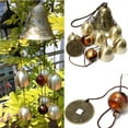 thumbnail image 5 of Large Metal Wind Chimes with Copper Ornaments, Outdoor Garden Hanging Decor for Home Yard Door Window, Sweet Calming Sound Lucky Mascot Ideal Gift, 5 of 7