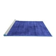thumbnail image 2 of Ahgly Company Machine Washable Indoor Rectangle Persian Blue Bohemian Area Rugs, 7' x 9', 2 of 4