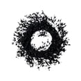 thumbnail image 2 of SMKE Dark Greenery Halloween Wreath for Front Door,Rustic Fall Wreath with Artificial Black Leaves on Twig Base,Porch Wall Window Decor,Fall Door Wreath Twig Wreath Rustic Fall Wreath,Black 16.93in, 2 of 5