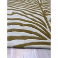thumbnail image 4 of EORC GOLD Hand-Tufted Wool Transitional Modern Tufted Rug, 5' x 8'-Color:Gold,Material:Wool, 4 of 4