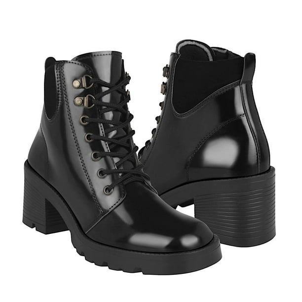 BOTINES DAMA STYLO 17486 SIMIPIEL NEGRO Stylo 17486