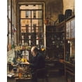 thumbnail image 2 of Alexander, Henry 15x17 White Modern Wood Framed Museum Art Print Titled - In the Laboratory, 2 of 4