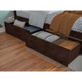 thumbnail image 5 of AFI Nantucket Twin Wood Platform Bed with Matching Footboard and Storage Drawers, Walnut, 5 of 14