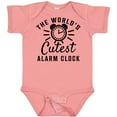 thumbnail image 3 of Inktastic The Worlds Cutest Alarm Clock Boys or Girls Baby Bodysuit, 3 of 5