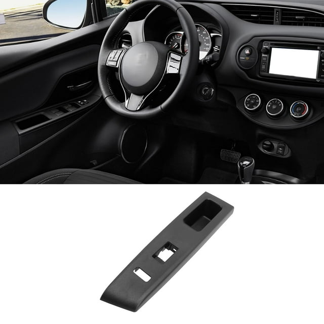 Front Armrest Upper Panel, Car Door Window Switch Bezel Trim Front Armrest Upper Panel Cover with ABS Material Secure Installation Stylish Design