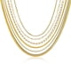 thumbnail image 1 of JeenMata - Paquete de Regalo de 6 Pzas para Mujer, Collar con Colgante, Joyería, Gargantilla, Cadena de Serpiente, Eslabones, Collar de Capas Moderno, Juego de Regalo de Collar Ajustable para Mujer, 1 of 5