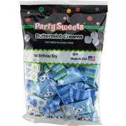Party Sweets 1st Birthday Boy Buttermint Creams Candy, 7 oz