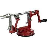 Apple Peeler and Corer by Cucina Pro - Long Lasting Chrome Cast Iron with Countertop Suction Cup