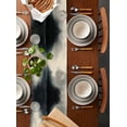 thumbnail image 2 of Ldtrchee Black Beige Lake Table Runner 120 Inches, Mysterious Retro Abstract Aesthetics Bed Runner Dresser Scarves Tabletop for Indoor Outdoor Parties/Ceremony/Banquet, 13"x 120", 2 of 8