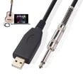thumbnail image 2 of YIGSECU Professional USB to 6.35mm Guitar Cable Wire Insert And Play For Computer Studio, 2 of 9