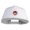 White White, variant on Fire Bowser Iron on Patched Flat Bill Snapback Trucker Cap - White Black OSFM