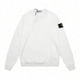 thumbnail image 4 of Classic Stone Correct Version Solid Color Round Neck Badge Long Sleeve Unisex Sweatshirt Island Couple Style, 4 of 5
