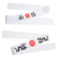 thumbnail image 4 of 2 diademas de karate japonesas, bandanas de chef de sushi japonés, accesorios para disfraz de karate, 4 of 8