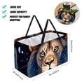 thumbnail image 2 of Leo Constellation Reusable Foldable Oxford Cloth Storage Bins: Large Capacity Shopping Bags for Laundry and More, 2 of 7