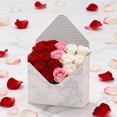 thumbnail image 5 of Envelope Flower Box 4Pcs, Folding Hand Hold Gift Box for Bouquets, Waterproof Valentine Envelope Box for Wedding Proposals, Floral Arrangement, Valentines Day Packaging, 5 of 6