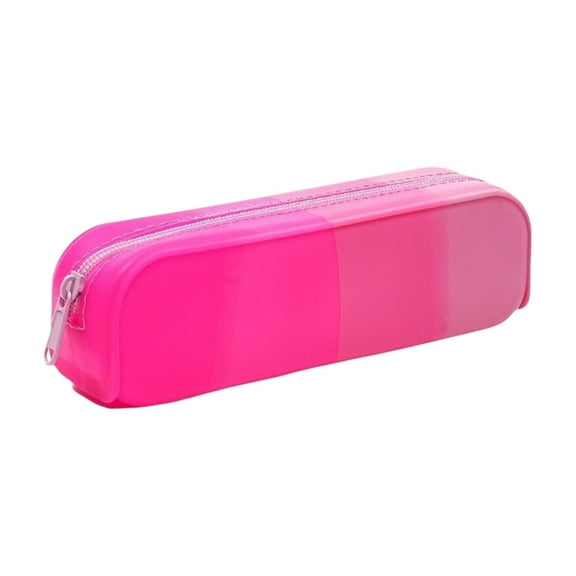 Portable Silicone Pencil Case with Zipper for Organization and Storage Large Capacity Pouch for Stationery Essentials Durable Flexible and Easy to Clean Travel Accessory