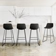 Alexander Indoor/Outdoor Industrial Counter Height Stools Set of 4
