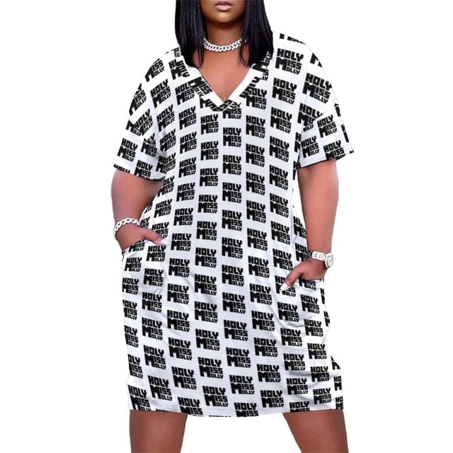 HOLY MOLLY Vestido de bolsillo suelto vestidos sueltos elegantes para mujer vestidos de verano