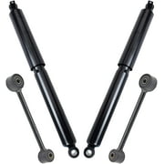Detroit Axle - Rear Shock Absorbers + Sway Bars Replacement for Chevrolet Blazer GMC Jimmy Oldsmobile Bravada [4-Door Models] - 4pc Set Fits select: 2001 GMC JIMMY LUXURY